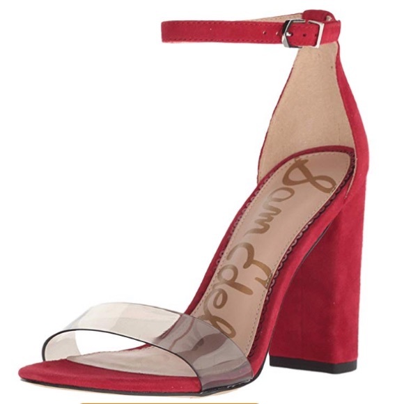 sam edelman clear sandals